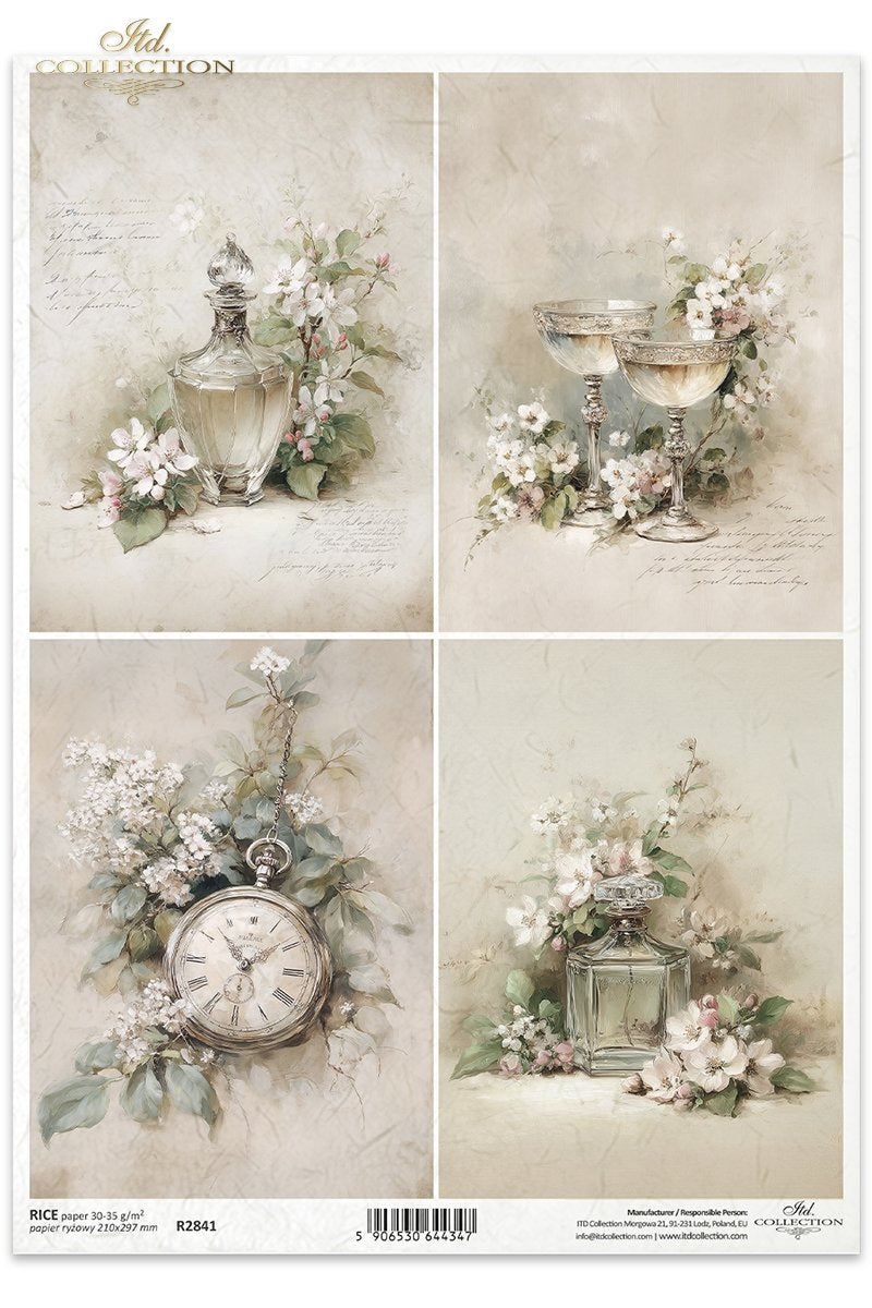 Decoupage Rice Paper - Still Life