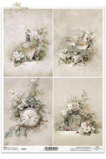 Decoupage Rice Paper - Still Life