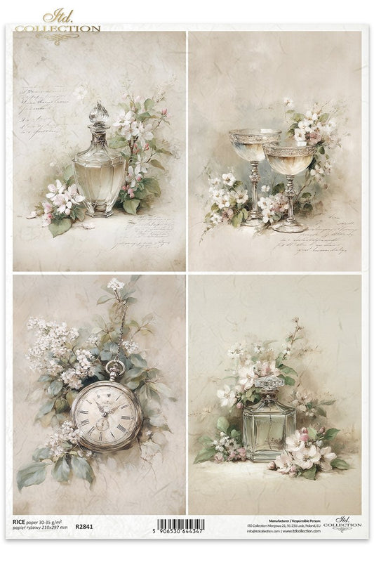 Decoupage Rice Paper - Still Life