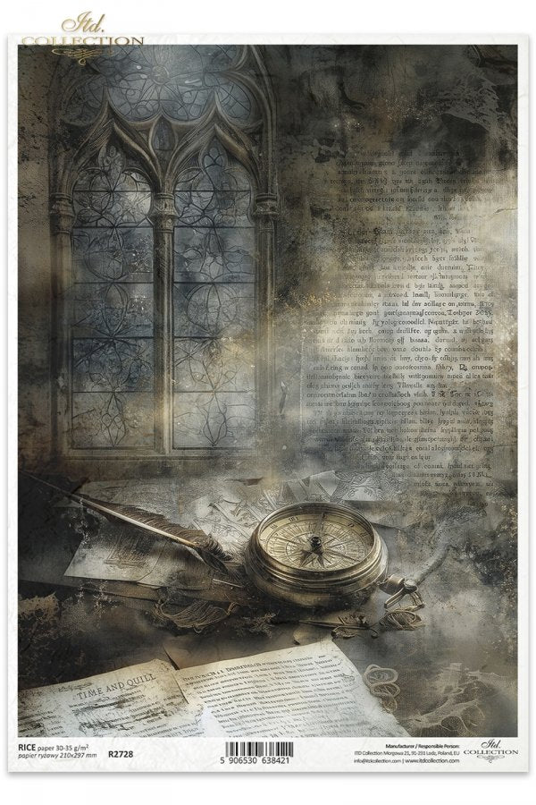 Decoupage Rice Paper - The Silent Observatory A4