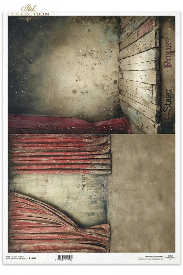 Decoupage Rice Paper - Theatre, StageA3