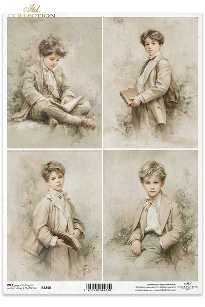 Decoupage Rice Paper - Young Scholars