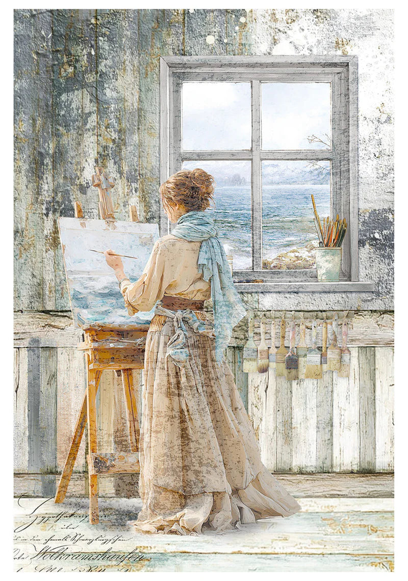 Decoupage Rice Paper A5 MIXED 8/Pkg - An Artist Journey