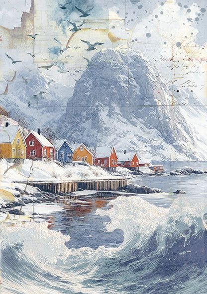 Decoupage Rice Paper A5 MIXED 8/Pkg - An Artist Journey