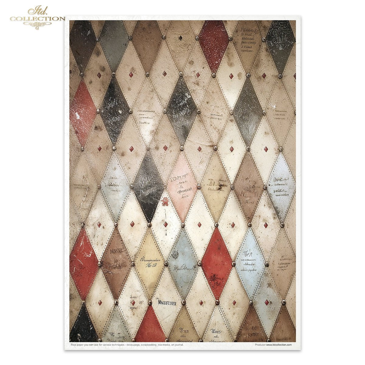 Decoupage Rice Paper Creative Kit - Carnival, Masquerade