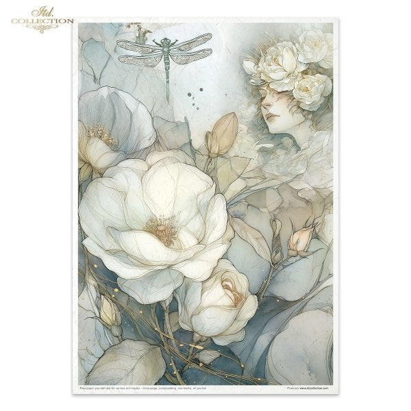 Decoupage Rice Paper Creative Kit - Garden of Muses (Special Pre-Order)