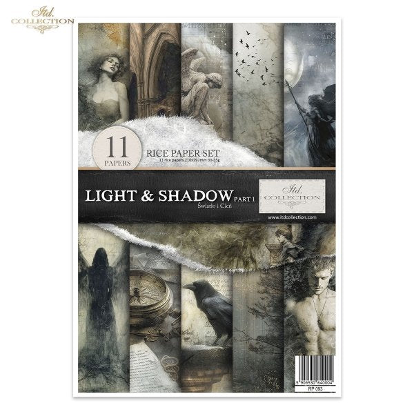 Decoupage Rice Paper Creative Kit - Light and Shadow Part 1 (Special Pre-Order)