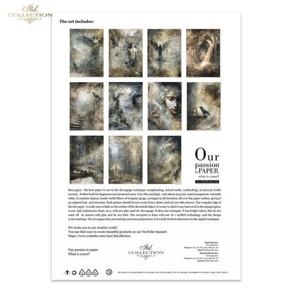 Decoupage Rice Paper Creative Kit - Light and Shadow Part 1 (Special Pre-Order)