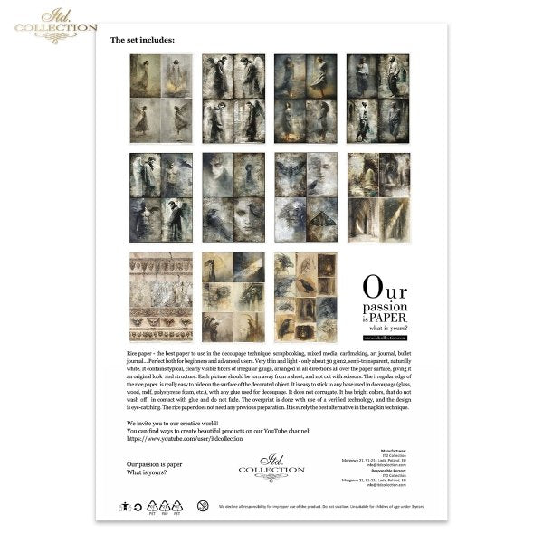 Decoupage Rice Paper Creative Kit - Light and Shadow Part 2 (Special Pre-Order)