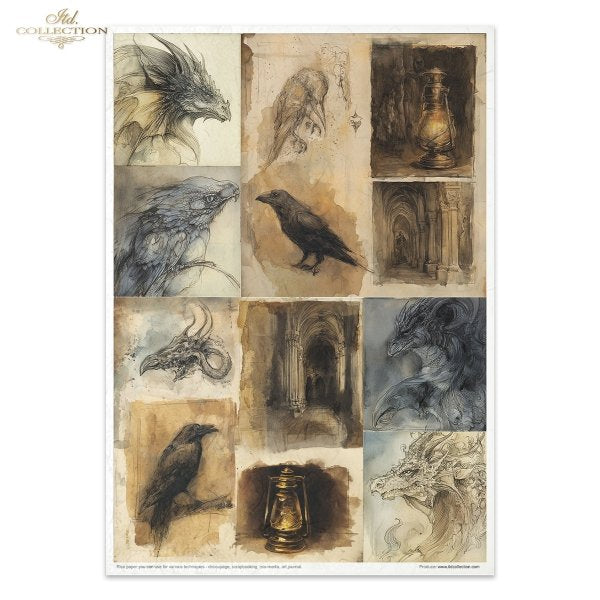 Decoupage Rice Paper Creative Kit - Light and Shadow Part 2 (Special Pre-Order)