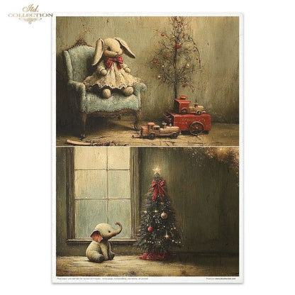 Decoupage Rice Paper Creative Kit - Retro Toys (Special Pre-Order)