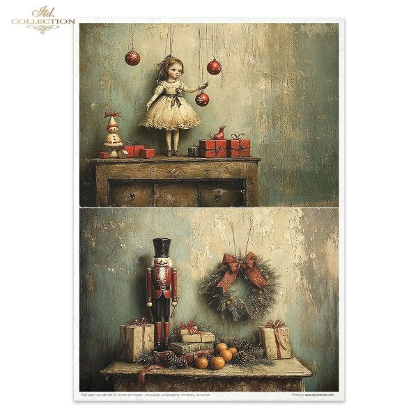 Decoupage Rice Paper Creative Kit - Retro Toys (Special Pre-Order)