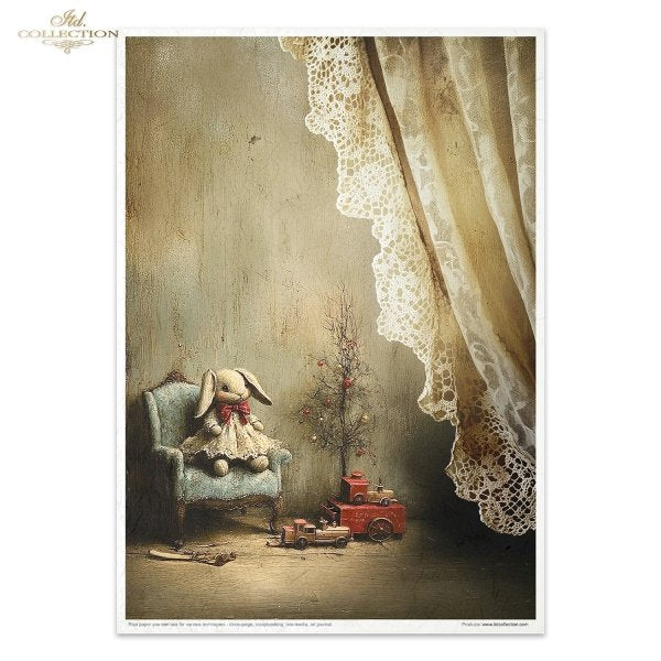 Decoupage Rice Paper Creative Kit - Retro Toys (Special Pre-Order)