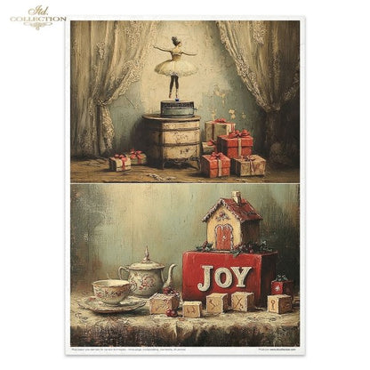 Decoupage Rice Paper Creative Kit - Retro Toys (Special Pre-Order)