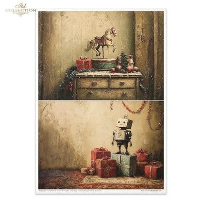 Decoupage Rice Paper Creative Kit - Retro Toys (Special Pre-Order)