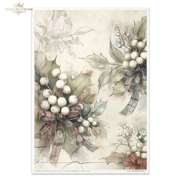 Decoupage Rice Paper Creative Kit - Winter's Tale in Blue (Special Pre-Order)