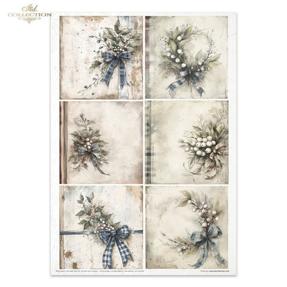 Decoupage Rice Paper Creative Kit - Winter's Tale in Blue (Special Pre-Order)