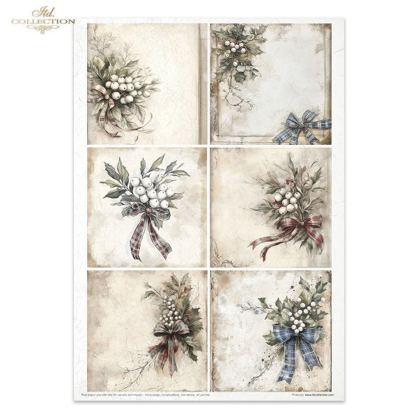 Decoupage Rice Paper Creative Kit - Winter's Tale in Blue (Special Pre-Order)
