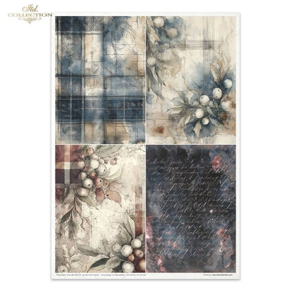 Decoupage Rice Paper Creative Kit - Winter's Tale in Blue (Special Pre-Order)