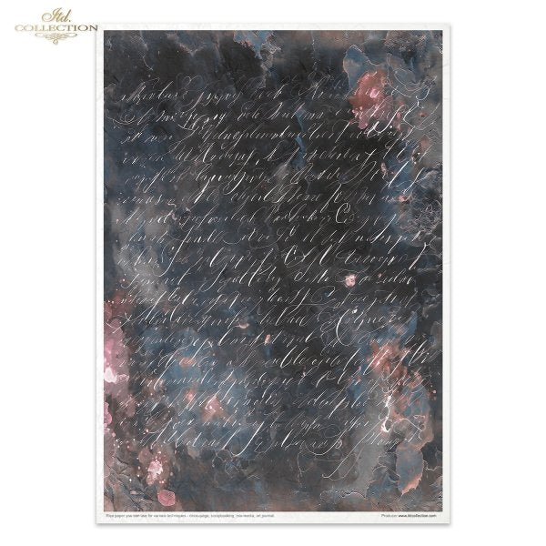 Decoupage Rice Paper Creative Kit - Winter's Tale in Blue (Special Pre-Order)