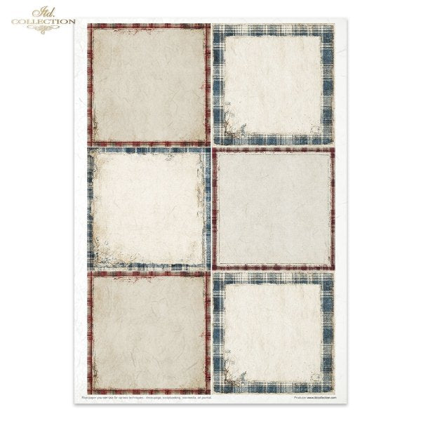 Decoupage Rice Paper Creative Kit - Winter's Tale in Blue (Special Pre-Order)