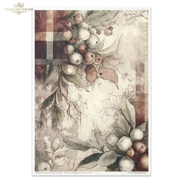 Decoupage Rice Paper Creative Kit - Winter's Tale in Blue (Special Pre-Order)