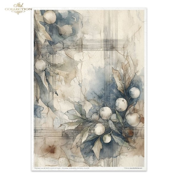 Decoupage Rice Paper Creative Kit - Winter's Tale in Blue (Special Pre-Order)