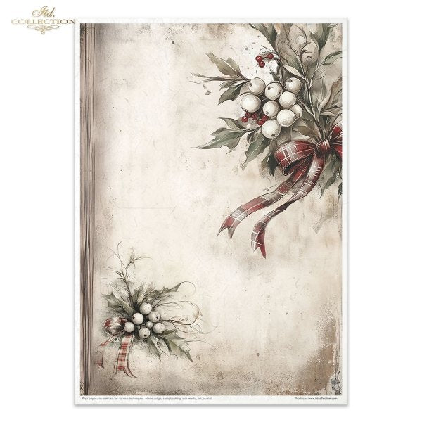 Decoupage Rice Paper Creative Kit - Winter's Tale in Blue (Special Pre-Order)