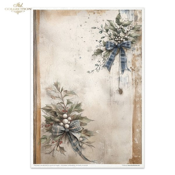 Decoupage Rice Paper Creative Kit - Winter's Tale in Blue (Special Pre-Order)