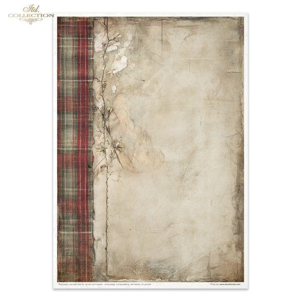 Decoupage Rice Paper Creative Kit - Winter's Tale in Red (Special Pre-Order)