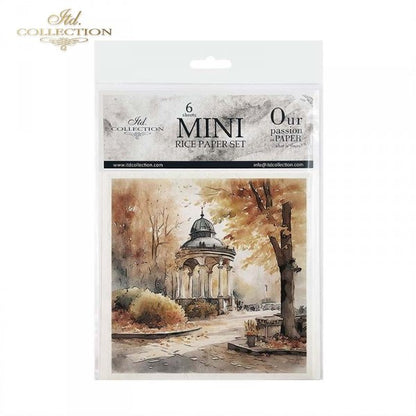 Decoupage Rice Paper Mini Set - Autumn Scenes