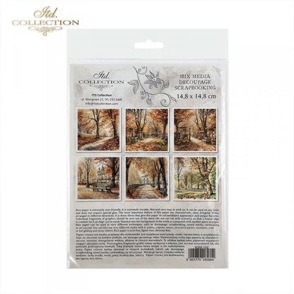 Decoupage Rice Paper Mini Set - Autumn Scenes II