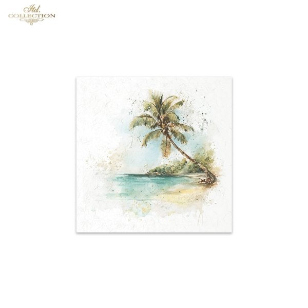Decoupage Rice Paper Mini Set - Beach