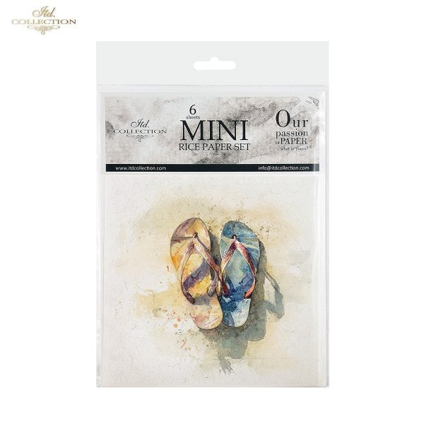 Decoupage Rice Paper Mini Set - Beach Life