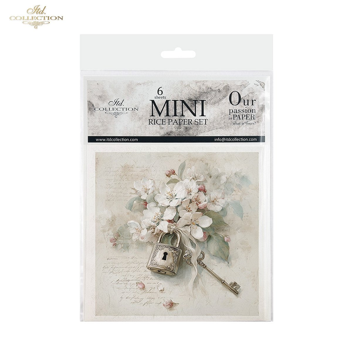 Decoupage Rice Paper Mini Set - Blossoms and Keepsakes