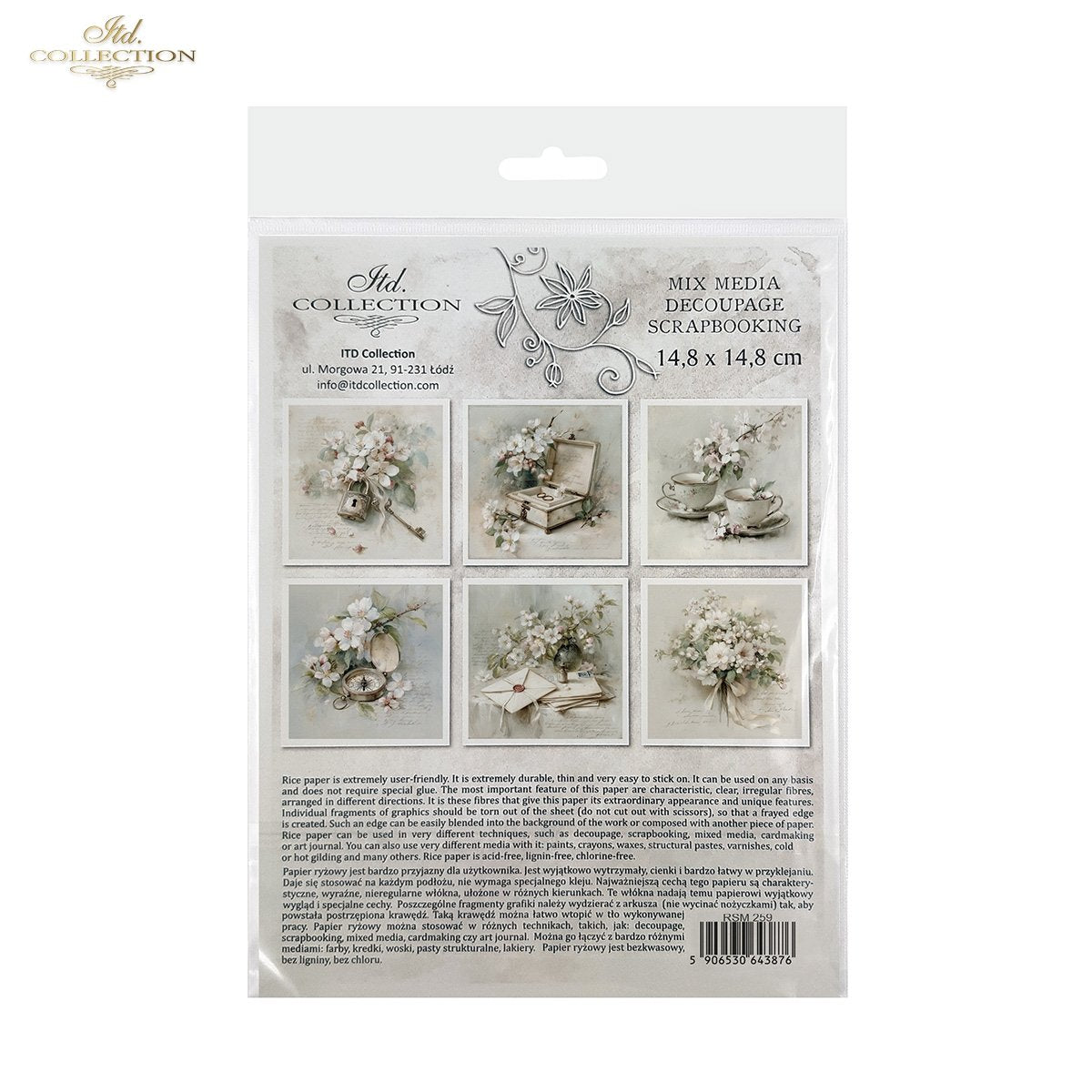 Decoupage Rice Paper Mini Set - Blossoms and Keepsakes