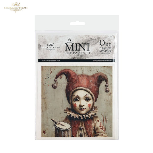 Decoupage Rice Paper Mini Set - Carnival, Masquerade II