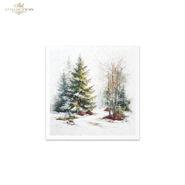 Decoupage Rice Paper Mini Set - Christmas, Animals
