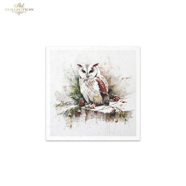 Decoupage Rice Paper Mini Set - Christmas, Animals