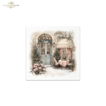 Decoupage Rice Paper Mini Set - Christmas, Bakery