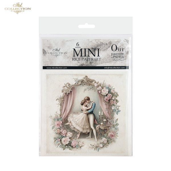 Decoupage Rice Paper Mini Set - Christmas Ballet