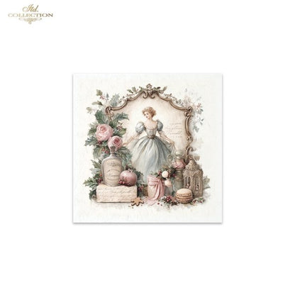 Decoupage Rice Paper Mini Set - Christmas Ballet