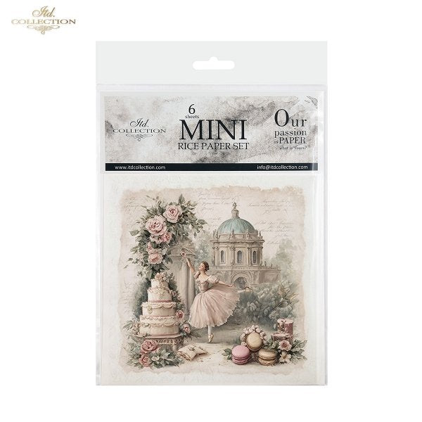 Decoupage Rice Paper Mini Set - Christmas, Ballet and Sweets