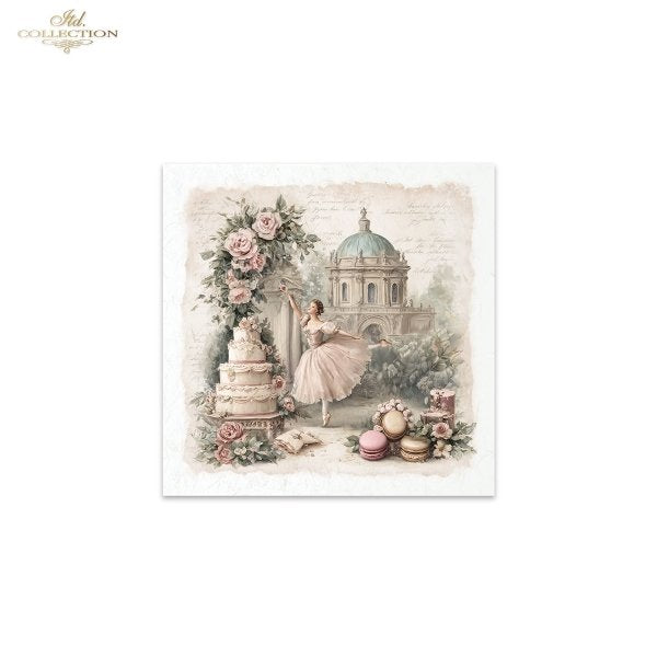 Decoupage Rice Paper Mini Set - Christmas, Ballet and Sweets