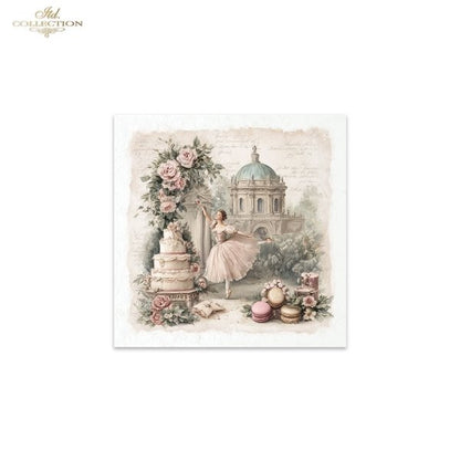 Decoupage Rice Paper Mini Set - Christmas, Ballet and Sweets