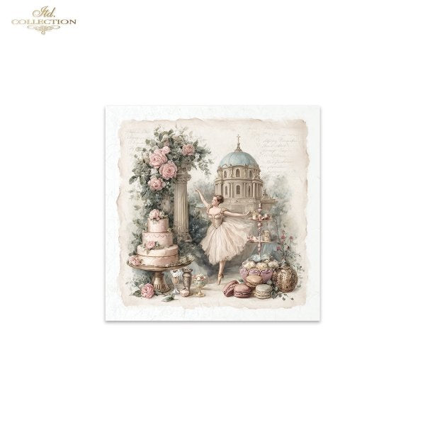 Decoupage Rice Paper Mini Set - Christmas, Ballet and Sweets