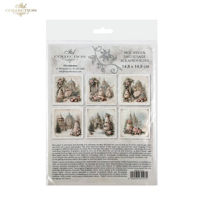 Decoupage Rice Paper Mini Set - Christmas, Ballet and Sweets