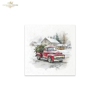 Decoupage Rice Paper Mini Set - Christmas, Decorations