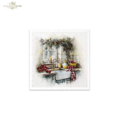 Decoupage Rice Paper Mini Set - Christmas, Decorations