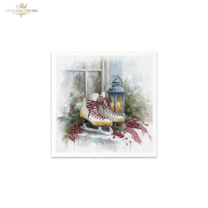 Decoupage Rice Paper Mini Set - Christmas, Decorations